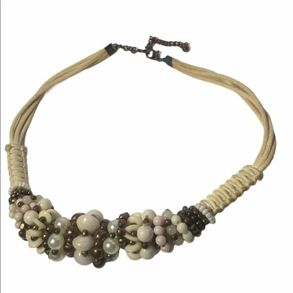 Chunky Pearl and Bead Necklace